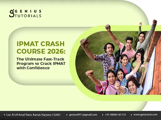 online IPMAT crash course Delhi- Genius Tutorial